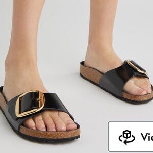 Birkenstock Gold Single Buckle — only worn a few times